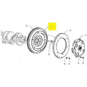 Vetus Vf4 185/200 Flywheel Assembly One Size unisex Vetus Vf4 185/200 Flywheel Assembly One Size unisex
