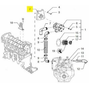 Vetus Vf4/5 Raw Water Pump Support One Size unisex Vetus Vf4/5 Raw Water Pump Support One Size unisex