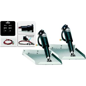 Lenco 122 Model Edge Mount Trim Tab Set With Switch Black / Grey 304.8 x 304.8 mm unisex Lenco 122 Model Edge Mount Trim Tab Set With Switch Black / Grey 304.8 x 304.8 mm unisex