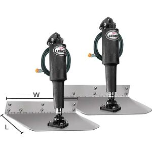 Lenco Standard Trim Tab Set With Switch Black / Grey 228.6 x 228.6 mm unisex Lenco Standard Trim Tab Set With Switch Black / Grey 228.6 x 228.6 mm unisex