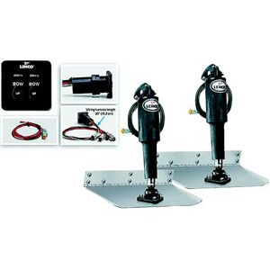 Lenco Trim Tab Set With Standard Tactile Switch Black / Grey 228.6 x 304.8 mm unisex Lenco Trim Tab Set With Standard Tactile Switch Black / Grey 228.6 x 304.8 mm unisex