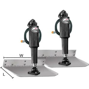 Lenco Trim Tab Set With Switch Black / Grey 304.8 x 304.8 mm unisex Lenco Trim Tab Set With Switch Black / Grey 304.8 x 304.8 mm unisex