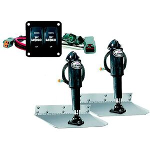 Lenco Double Rocker Switch Trim Tab Set Black / Grey 30.48 x 30.48 cm unisex Lenco Double Rocker Switch Trim Tab Set Black / Grey 30.48 x 30.48 cm unisex