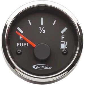 Can-sb Fuel Level Indicator 12v Black / Silver 10-180 Ohm unisex Can-sb Fuel Level Indicator 12v Black / Silver 10-180 Ohm unisex