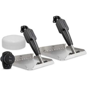 Lenco Marine Kit Pro Auto Edge Flap Grey / Black 12 x 12´´ unisex Lenco Marine Kit Pro Auto Edge Flap Grey / Black 12 x 12´´ unisex