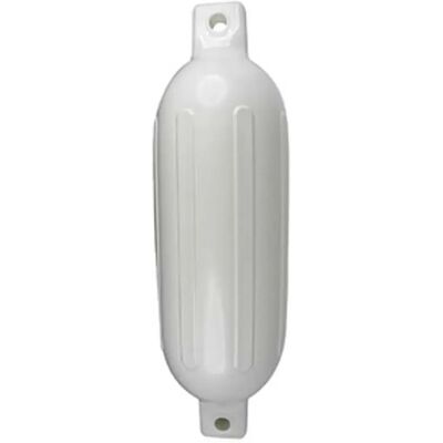 Seachoice Twin Eye Fender - Fender, White, 16x58cm Seachoice Twin Eye Fender - Fender, White, 16x58cm