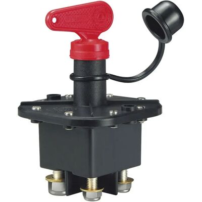 Quick Italy Bipolar Battery Switch 120a Black 90 x 90 mm unisex Quick Italy Bipolar Battery Switch 120a Black 90 x 90 mm unisex