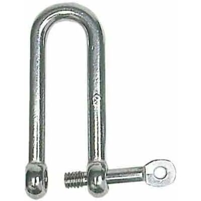 Osculati Stainless Steel Forged Mirror Polished Long Shackle - Shackle Osculati Stainless Steel Forged Mirror Polished Long Shackle - Shackle