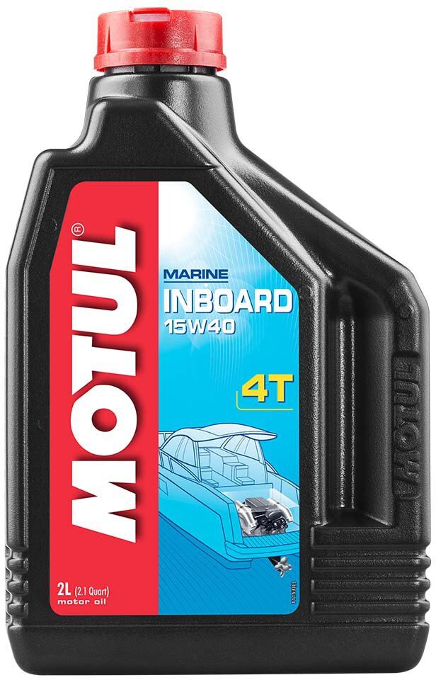 Motul Inboard 4t 15w40 Engine Oil 5l Black / Red One Size unisex