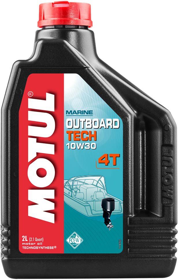 Motul Outboard Tech 4t 10w30 Engine Oil 5l Black / Red One Size unisex