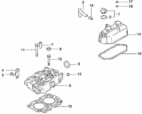 Vetus M2 06 Engine Cylinder Head Grey One Size unisex
