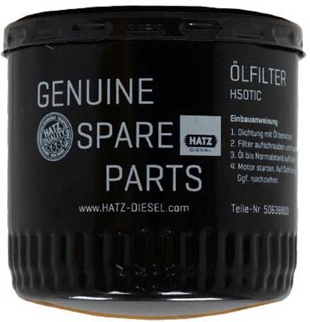 Fischer Panda Hatz 4h50tic Oil Filter Black One Size unisex