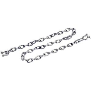 Seachoice Galvanized Anchor Lead Chain With Shackles Chrome 8 mm x 1.5 m unisex Seachoice Galvanized Anchor Lead Chain With Shackles Chrome 8 mm x 1.5 m unisex