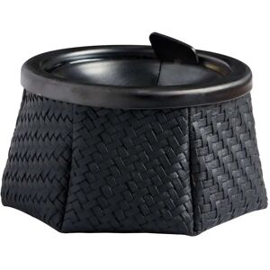 Marine Business Windproof Ashtray Ratan Black 9 x 11.5 cm unisex Marine Business Windproof Ashtray Ratan Black 9 x 11.5 cm unisex