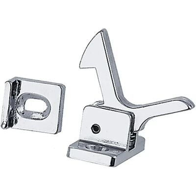 Perko Chrome Elbow Catch Silver One Size unisex Perko Chrome Elbow Catch Silver One Size unisex