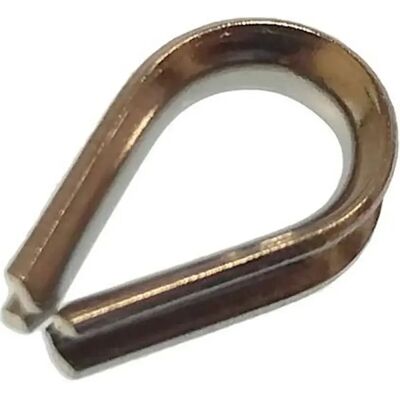 Goldenship Stainless Steel Wire Rope Thimble - 36 mm Wire Rope Protector Goldenship Stainless Steel Wire Rope Thimble - 36 mm Wire Rope Protector