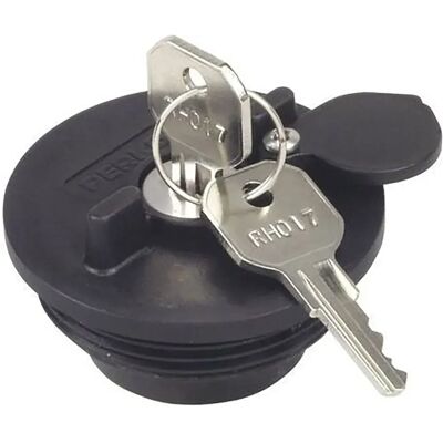 Perko Locking Gas Cap Black One Size unisex Perko Locking Gas Cap Black One Size unisex