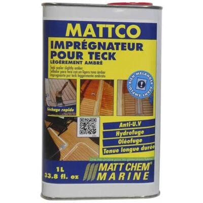 Matt Chem 1L Teak Protector Amber - Marine Wood Sealer Matt Chem 1L Teak Protector Amber - Marine Wood Sealer
