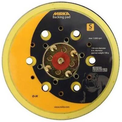 Mirka 48 Holes Disc Yellow / Black 150 mm unisex Mirka 48 Holes Disc Yellow / Black 150 mm unisex