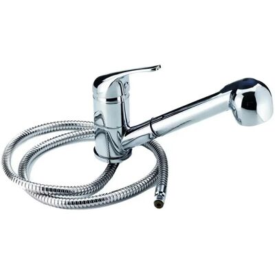 TREM Monocomando Cromato con Doccia Estraibile - Mixer TREM Monocomando Cromato con Doccia Estraibile - Mixer