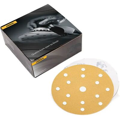 Mirka Bulldog P800 Sandpaper 127 Mm 50 Units Gold One Size unisex Mirka Bulldog P800 Sandpaper 127 Mm 50 Units Gold One Size unisex