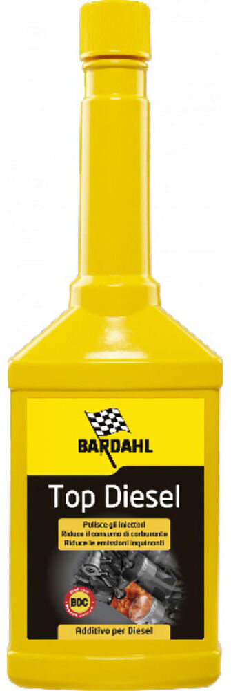 Bardahl Top Diesel Injectors Cleaner 250ml Yellow One Size unisex