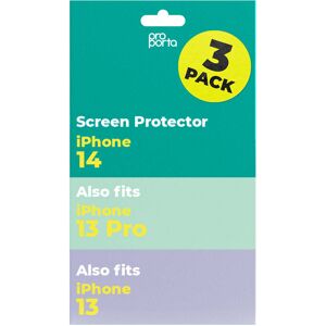 Proporta iPhone 13 / iPhone 13 Pro / iPhone 14 Tempered Glass Multipack Screen Protector