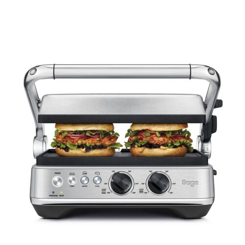 Sage SGR700BSS4GEU1 Bbq and Press™ Grill Sandwich Maker - Stainless Steel