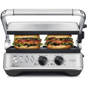 Sage SGR700BSS4GEU1 Bbq and Press™ Grill Sandwich Maker - Stainless Steel