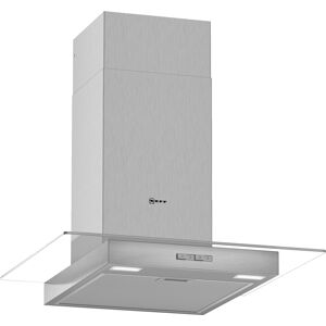 Neff D64GBC0N0B 60cm Flat Design Chimney Cooker Hood - Stainless Steel