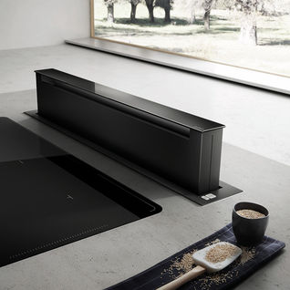 Elica PANDORABLK Cooker Hood Downdraft 90cm Black