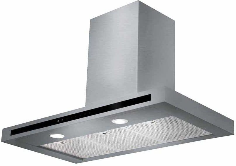 Rangemaster HLTHDS90SS Hi Lite 90cm Flat Chimney Cooker Hood-Stainless Steel