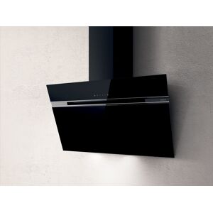 Elica Ascent/Stripe STRIPEBLA90 90cm Wall Mounted Hood-Black Glass