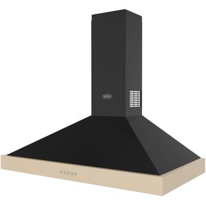 Belling FH100CHIMCR 100 cm Farmhouse Chimney Cooker Hood - Cream