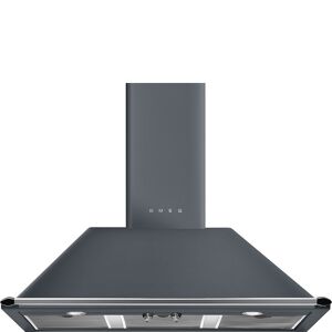 Smeg KT100GRE 100cm Chimney Cooker Hood in Grey