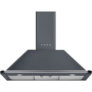 Smeg Victoria KT90GRE 90cm Chimney Hood-Graphite