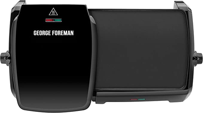 George Foreman 23450 10 Portion Health Grill Black