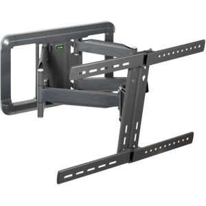 Vivanco 37990 Full Motion Double Arm tv Wall Bracket Up To 85 inches Or 60Kg max - Black