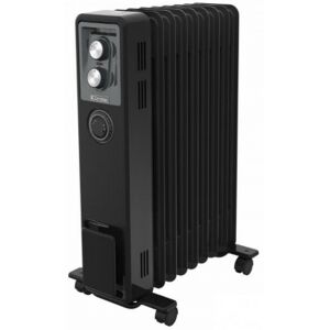 Dimplex OCR20BL 2000 Watt Oil Filled Radiator With 3 Heat Settings - Black