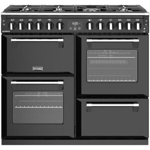 Stoves ST RICH S1000DFMK22BLK 100cm Dual Fuel Range Cooker - Black