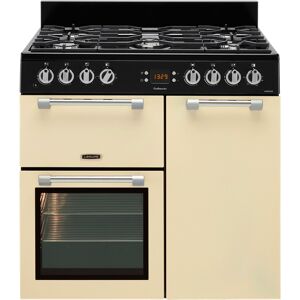 Leisure CK90F232C 90cm Cookmaster Dual Fuel Range Cooker-Cream