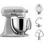 KitchenAid 5KSM125BFG 4.8L Artisan Stand Mixer Matte Silver