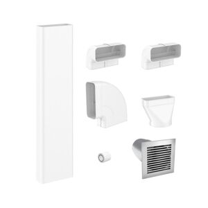 Miele DFKS-A Flat External Extraction Ducting Kit For Venting Hob