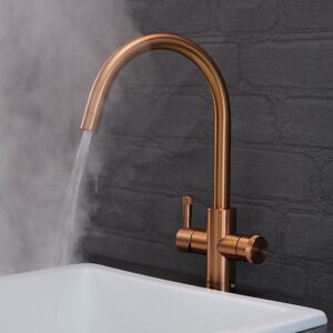 QETTLE Q9200CPPPV Signature Modern 4-In-1 Boiling Water Tap 2 Litre Round Spout - Cooper