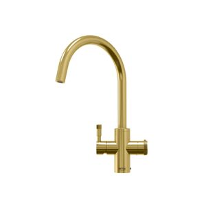 QETTLE Q9400BBPV Signature Modern 4-In-1 Boiling Water Tap 4 Litre Round Spout - Brass