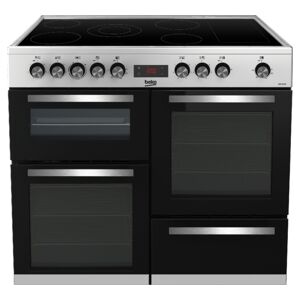 Beko KDVC100X Two separate fan ovens Dedicated grill cavity 5 zone ceramic hob Fully programmable