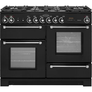 Rangemaster KCH110DFFBL/C Kitchener Dual Fuel 110cm Range Cooker Black