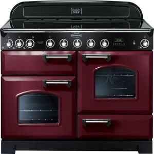 Rangemaster CDL110EICY/C Classic Deluxe Electric Induction 110Cm Range Cooker Cranberry Chrome