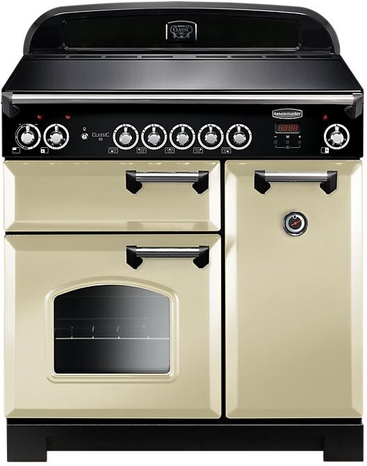 Rangemaster CLA90EICR/C Classic 90 Induction Electric Range Cooker Cream Chrome