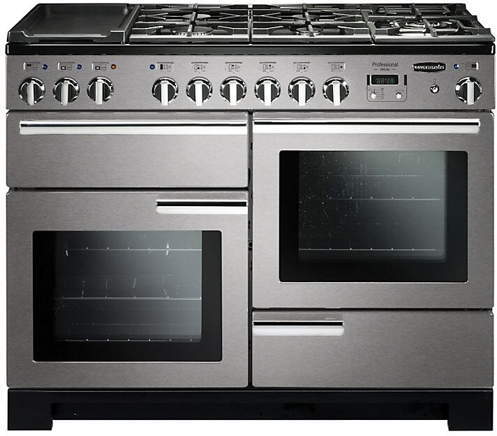 Rangemaster PDL110DFFSS/C Professional Deluxe Dual Fuel 110 Range Cooker Stainless Steel